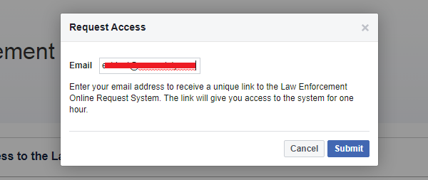 How to access Facebook Law Enforcement Online Request Portal : Cyber Crime  Awareness Society