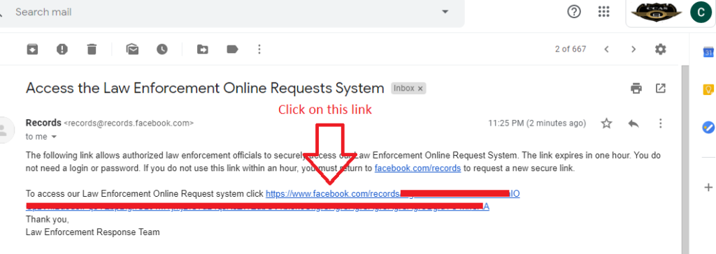 How to access Facebook Law Enforcement Online Request Portal : Cyber Crime  Awareness Society